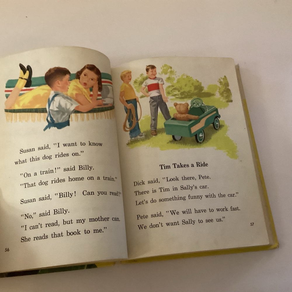 Vintage 1962 Dick and Jane the new basic reader Fun with our friends - Picture 8 of 14